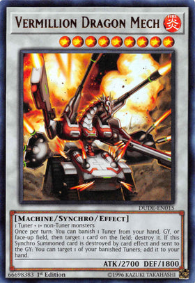 Vermillion Dragon Mech [DUDE-EN015] Ultra Rare
