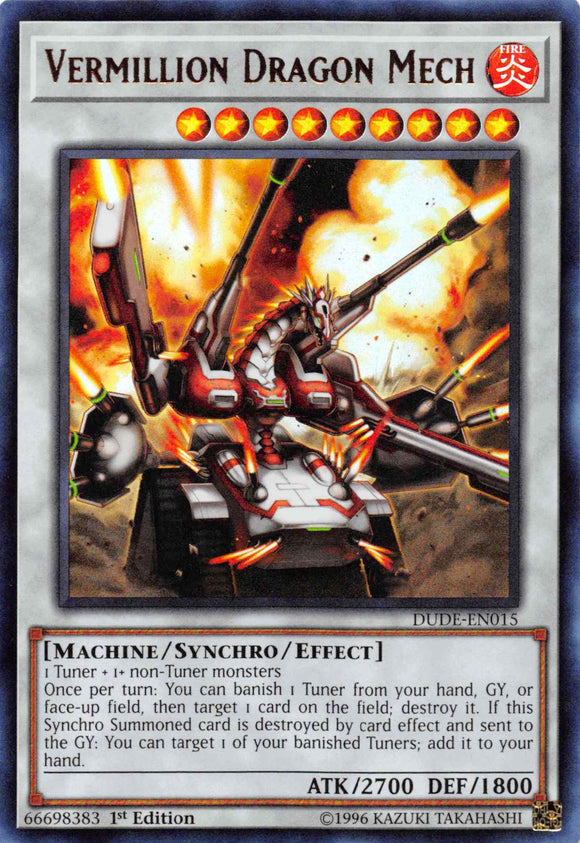 Vermillion Dragon Mech [DUDE-EN015] Ultra Rare