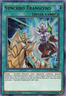 Synchro Transcend [DUOV-EN041] Ultra Rare