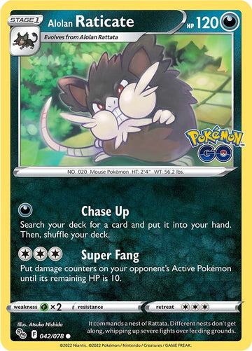 Alolan Raticate (042/078) [Pokémon  GO]