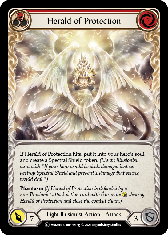 Herald of Protection (Red) [U-MON014] Unlimited Normal - Duel Kingdom