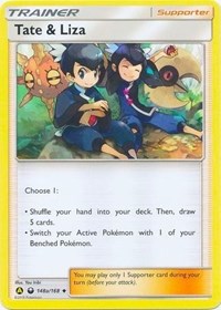 Tate & Liza (148a/168) (Alternate Art Promo) (Battle Arena Deck Exclusive) [Sun & Moon: Celestial Storm] - Duel Kingdom