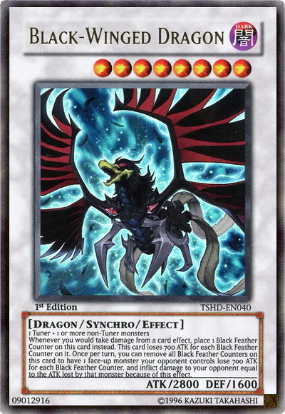 Black-Winged Dragon [TSHD-EN040] Ultra Rare - Duel Kingdom