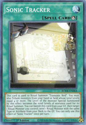 Sonic Tracker [BODE-EN064] Common - Duel Kingdom