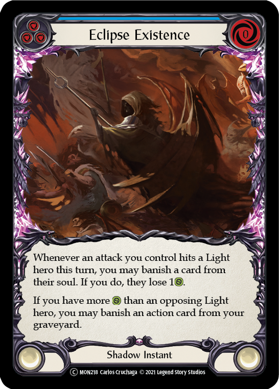 Eclipse Existence (Rainbow Foil) [U-MON218-RF] Unlimited Rainbow Foil - Duel Kingdom