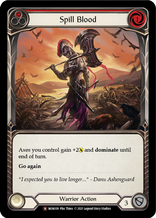 Spill Blood [U-MON109] Unlimited Normal - Duel Kingdom