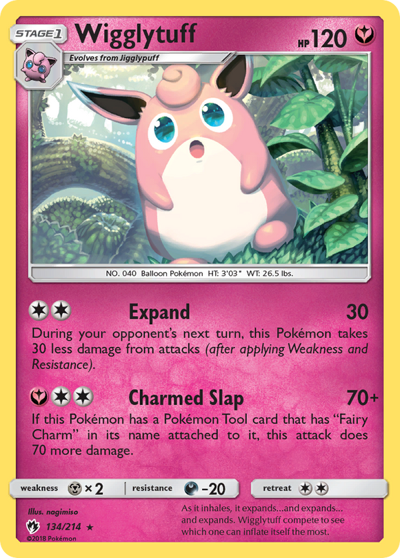 Wigglytuff (134/214) [Sun & Moon: Lost Thunder] - Duel Kingdom
