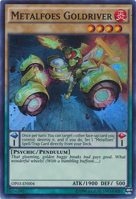 Metalfoes Goldriver [OP03-EN004] Super Rare - Duel Kingdom