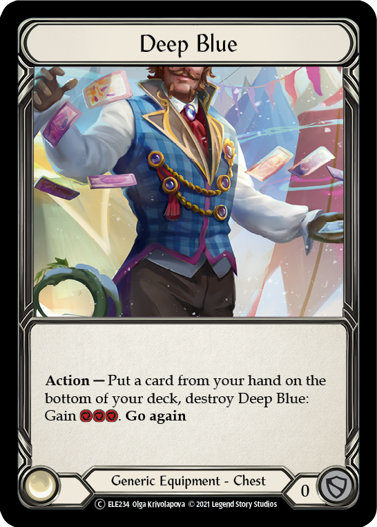 Deep Blue [U-ELE234] Unlimited Rainbow Foil - Duel Kingdom