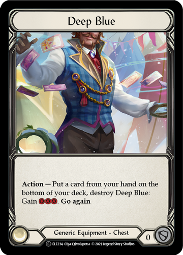 Deep Blue [U-ELE234] Unlimited Rainbow Foil - Duel Kingdom