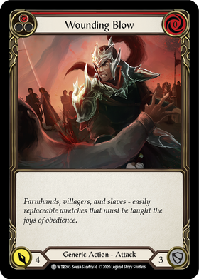 Wounding Blow (Red) [WTR203] Unlimited Normal - Duel Kingdom