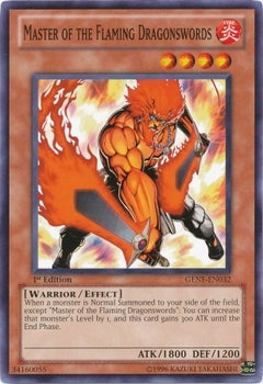 Master of the Flaming Dragonswords [GENF-EN032] Common - Duel Kingdom
