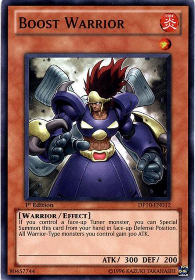 Boost Warrior [DP10-EN012] Super Rare - Duel Kingdom