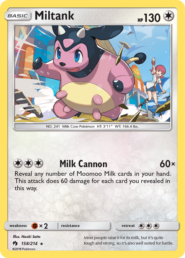 Miltank (158/214) [Sun & Moon: Lost Thunder] - Duel Kingdom