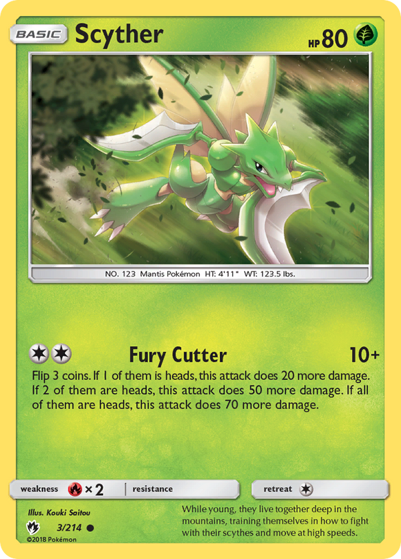 Scyther (3/214) [Sun & Moon: Lost Thunder] - Duel Kingdom
