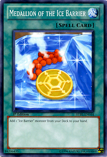 Medallion of the Ice Barrier [STBL-EN054] Common - Duel Kingdom