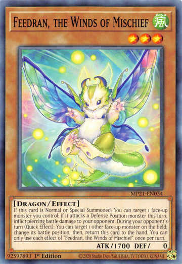 Feedran, the Winds of Mischief [MP21-EN034] Common - Duel Kingdom