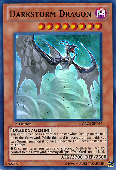 Darkstorm Dragon [ORCS-EN037] Super Rare - Duel Kingdom