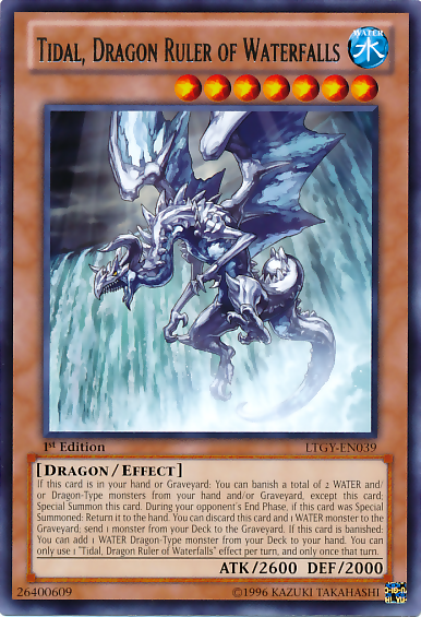 Tidal, Dragon Ruler of Waterfalls [LTGY-EN039] Rare - Duel Kingdom
