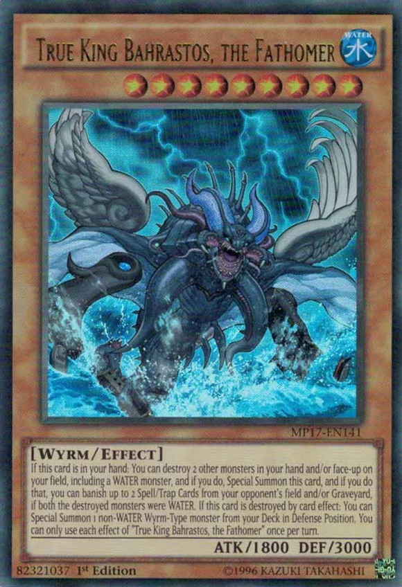 True King Bahrastos, the Fathomer [MP17-EN141] Ultra Rare - Duel Kingdom