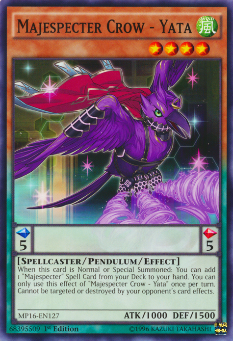 Majespecter Crow - Yata [MP16-EN127] Common - Duel Kingdom