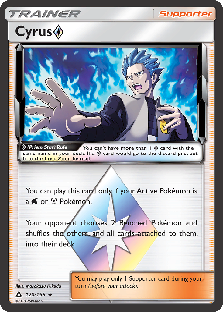 Cyrus (Prism Star) (120/156) [Sun & Moon: Ultra Prism] - Duel Kingdom