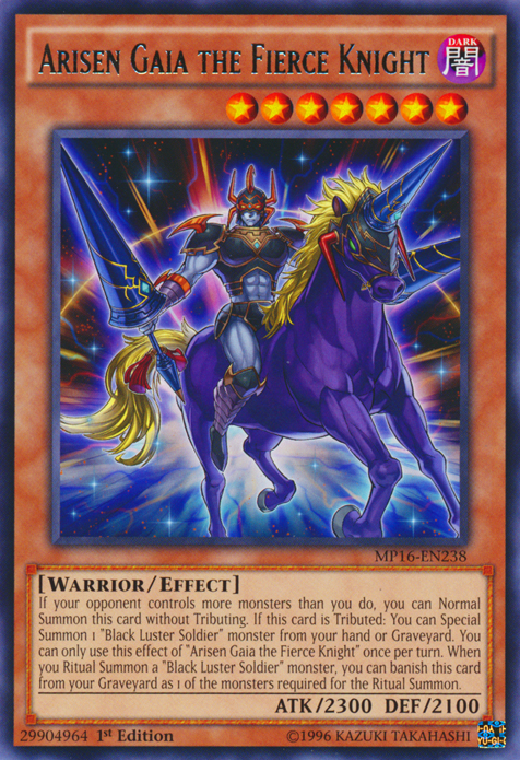 Arisen Gaia the Fierce Knight [MP16-EN238] Rare - Duel Kingdom