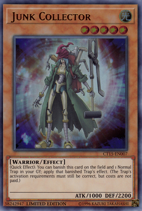 Junk Collector [CT15-EN007] Ultra Rare - Duel Kingdom