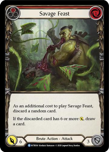 Savage Feast (Red) [WTR014] Unlimited Normal - Duel Kingdom