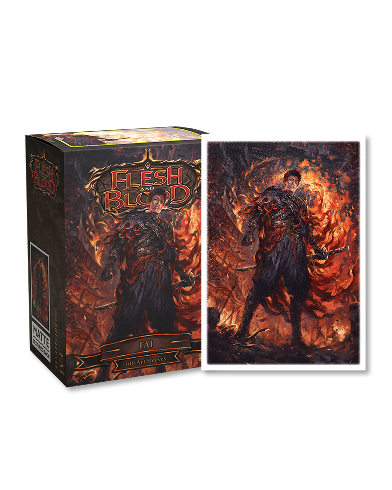 100ct Matte Art Dragon Shield Sleeves - Fai