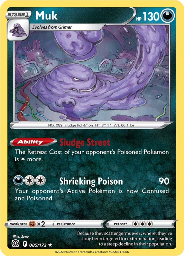 Muk (085/172) [Sword & Shield: Brilliant Stars] - Duel Kingdom