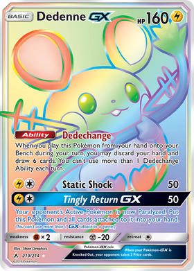 Dedenne GX (219/214) [Sun & Moon: Unbroken Bonds] - Duel Kingdom