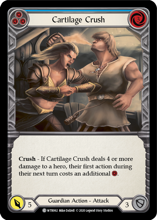 Cartilage Crush (Blue) [WTR062] Unlimited Rainbow Foil - Duel Kingdom