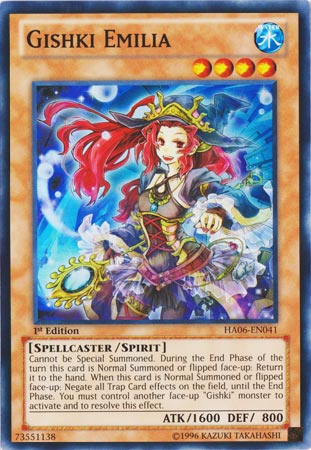 Gishki Emilia [HA06-EN041] Super Rare - Duel Kingdom