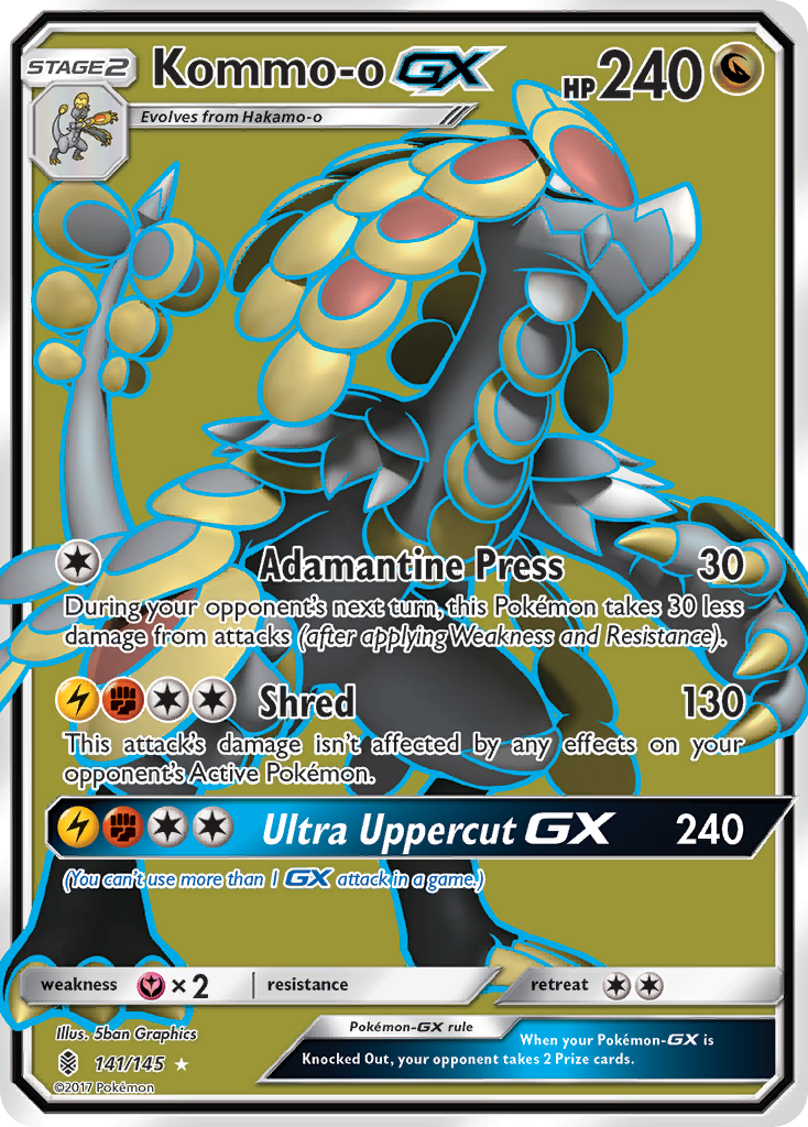 Kommo-o GX (141/145) [Sun & Moon: Guardians Rising] - Duel Kingdom