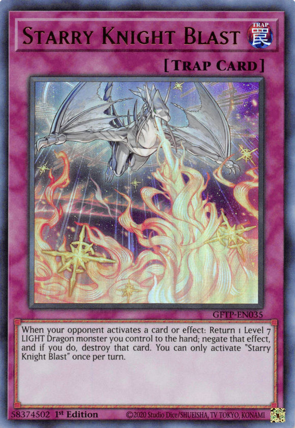 Starry Knight Blast [GFTP-EN035] Ultra Rare