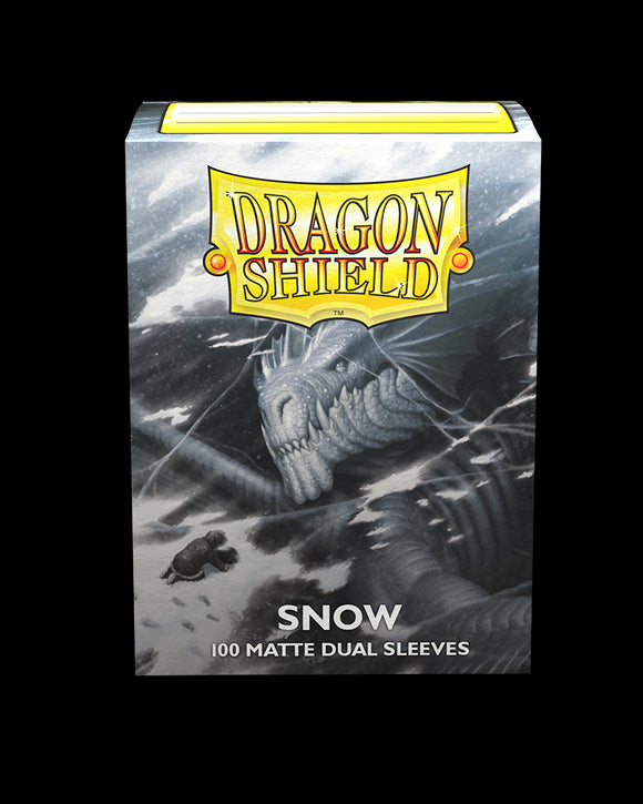 100ct Dual Matte Sleeves - Snow