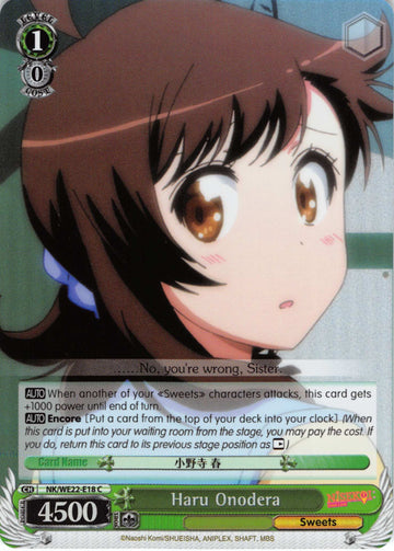 Haru Onodera (NK/WE22-E18) (Parallel Foil) [NISEKOI Extra Booster]