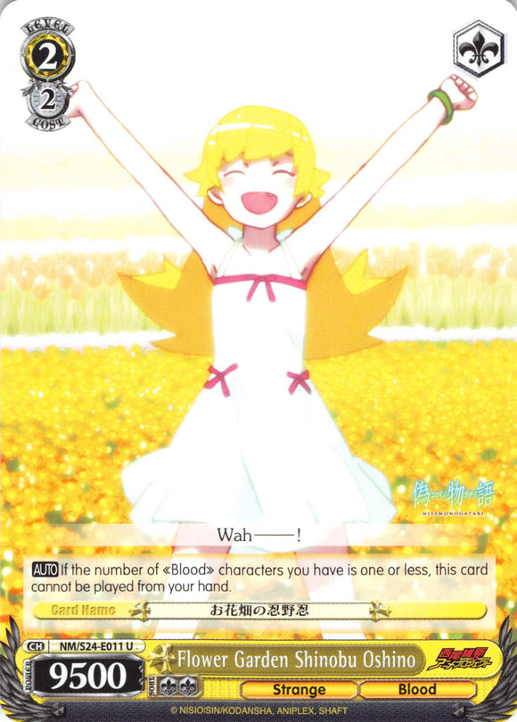 Flower Garden Shinobu Oshino (NM/S24-E011) [NISEMONOGATARI]