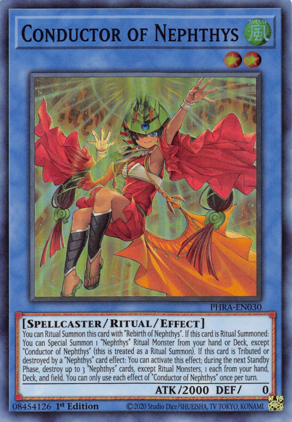 Conductor of Nephthys [PHRA-EN030] Super Rare