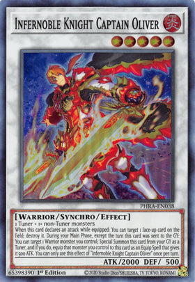 Infernoble Knight Captain Oliver [PHRA-EN038] Super Rare