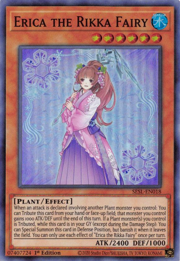 Erica the Rikka Fairy [SESL-EN018] Super Rare