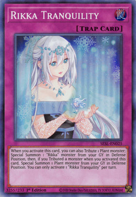 Rikka Tranquility [SESL-EN025] Super Rare