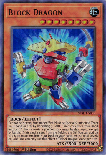 Block Dragon [SESL-EN038] Super Rare