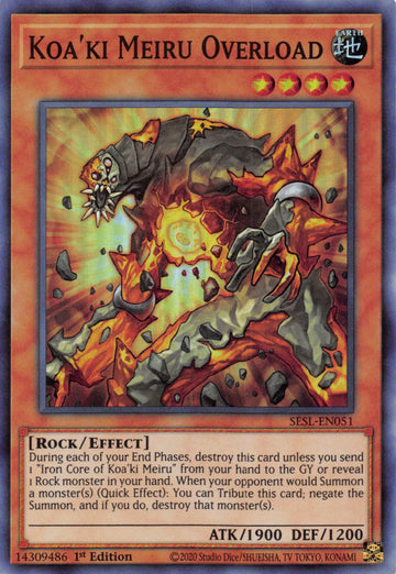 Koa'ki Meiru Overload [SESL-EN051] Super Rare