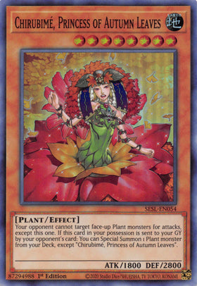 Chirubime, Princess of Autumn Leaves [SESL-EN054] Super Rare